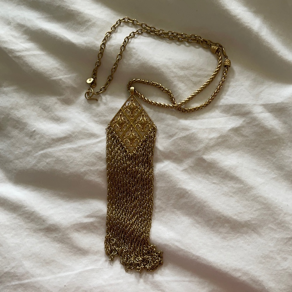 Stella & Dot long tassel necklace